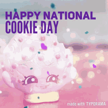 Happy National Cookie Day Shopkins GIF - Happy National Cookie Day Shopkins Cookie GIFs