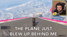 Plane Blew Up Gta5 GIF - Plane Blew Up Gta5 Driving Away GIFs