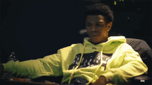 Listening To Music A Boogie Wit Da Hoodie GIF - Listening To Music A Boogie Wit Da Hoodie Feeling The Music GIFs