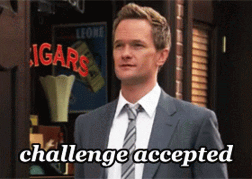 Challenge Accepted Actor GIF.