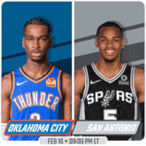 Oklahoma City Thunder Vs. San Antonio Spurs Pre Game GIF - Nba Basketball Nba 2021 GIFs