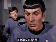Totally Illogical Spock GIF - Totally Illogical Spock Star Trek GIFs