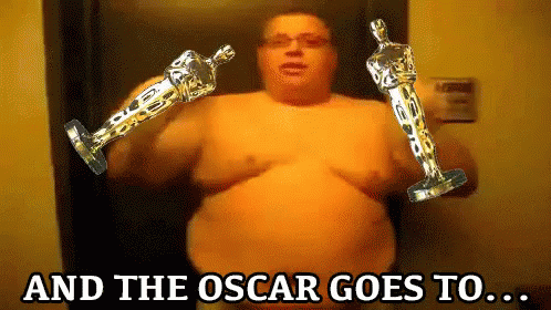 Oscars Shake Weight GIF - Oscars Fat GIFs