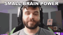 Small Brain Power Andrew Baena GIF - Small Brain Power Andrew Baena Lacks Brain Cells GIFs