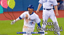 Ryan Goins Happy Birthday GIF - Ryan Goins Happy Birthday Toronto Blue Jays GIFs