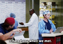 Greys Anatomy Meredith Grey GIF - Greys Anatomy Meredith Grey I Hated You When We Met GIFs