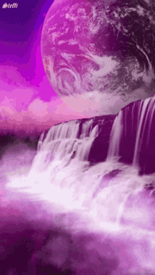 Earth Waterfall GIF - Earth Waterfall 3d GIFs