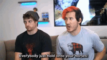 Markiplier Apocalypto12 GIF - Markiplier Apocalypto12 Everybody Just Hold Onto Your Horses GIFs