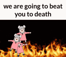 Yuuka Bear We Are Going To Beat You To Death GIF - Yuuka Bear We Are Going To Beat You To Death Beat You To Death GIFs