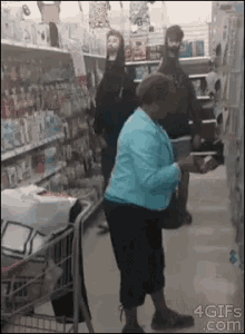 grocery prank shocked