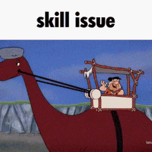 skill issue difference in skill pibby adult swim flintstones