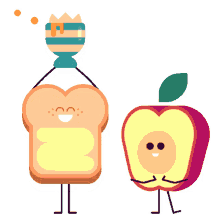 foodies bread apple clap applause foodies bread apple clap applause