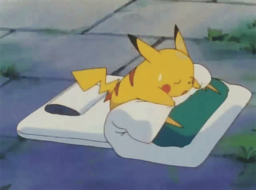 18 inch sleeping pikachu