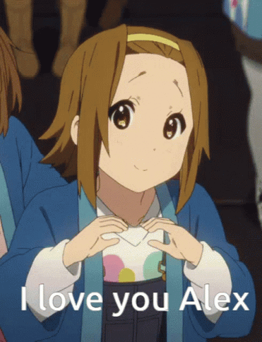 I Love You Alex Love Alex GIF - I Love You Alex Love Alex Anime I Love You GIFs