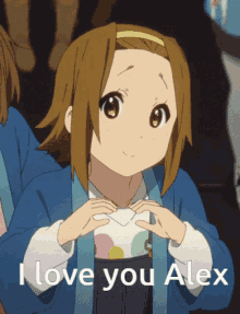 I Love You Alex Love Alex GIF - I Love You Alex Love Alex Anime I Love You GIFs