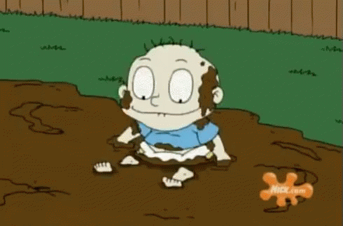 Playing In The Mud GIF - Rugrats Tommy Playing - Discover & Share GIFs.