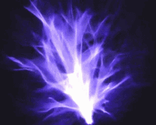 tesla arc purple light luminous bright