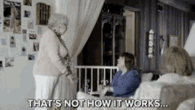 Old Ladies Thats Not How It Works GIF - Old Ladies Thats Not How It Works Correction GIFs