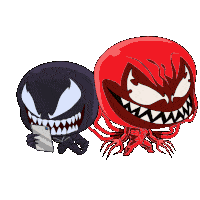 Selfie Venom Sticker - Selfie Venom Carnage Stickers