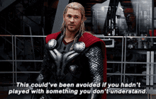 Thor You Dont Understand GIF - Thor You Dont Understand GIFs