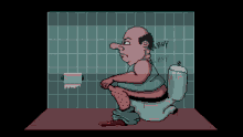 budbrain amiga megademo toilet kilroy