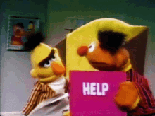 Sesame Street Ernie GIF - Sesame Street Ernie Help GIFs