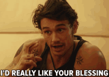 I'D Really Like Your Blessing GIF - Why Him Why Him Gi Fs James Franco GIFs