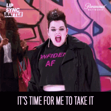 Its Time For Me To Take It Confident GIF - Its Time For Me To Take It Confident Performer GIFs