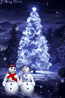 Snowman Snowwoman GIF - Snowman Snowwoman GIFs