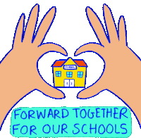 Forward Together Forward Together For Our Schools Sticker - Forward Together Forward Together For Our Schools Come Together Stickers