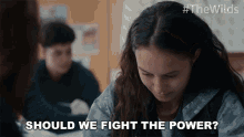 Should We Fight The Power Toni Shalifoe GIF - Should We Fight The Power Toni Shalifoe The Wilds GIFs