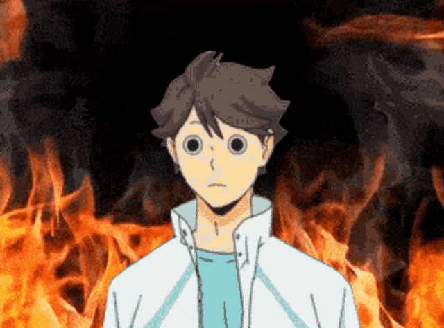 Oikawa Confused GIF - Oikawa Confused Fire GIFs