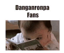 Danganronpa Fans GIF - Danganronpa Fans Reading GIFs