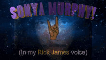 Sonya Murphy Sonya Murphy Rick James Voice GIF - Sonya Murphy Sonya Murphy Rick James Voice Sonya James Voice GIFs