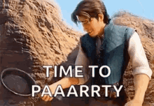 Tangled Flynn Rider GIF - Tangled Flynn Rider Time To Party GIFs