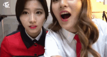 sana jihyo ah aha nod