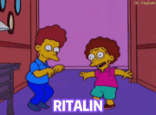 ritalin adhd hyper rodd and tod flanders simpsons