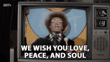 we wish you love peace and soul american soul television host goodbye