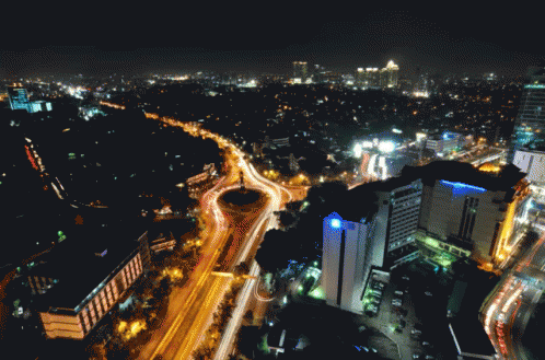 Jakarta Malam GIF - Jakarta Malam Bunderan HI - Discover &amp; Share GIFs