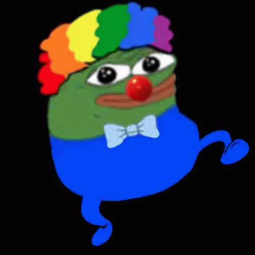 Clown Pepe GIF - Clown Pepe Frog - Discover & Share GIFs