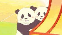 panda baby kawaii scream cute
