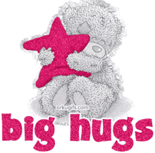 tatty teddy big hugs hugs hug for you star
