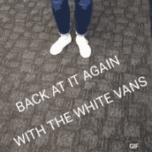 White Vans GIF - White Vans Dance GIFs