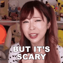 But Its Scary Japanese Ammo With Misa GIF - But Its Scary Japanese Ammo With Misa Im Scared GIFs