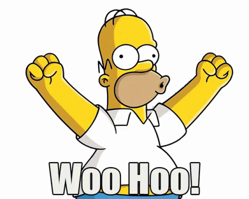 Woo Hoo GIF - Whoo Hoo The Simpsons Excited GIFs