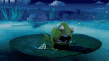 Frog Shout GIF - Frog Shout Saliva GIFs