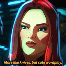 Marvels What If Black Widow GIF - Marvels What If Black Widow More Like Knives GIFs
