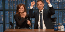 Late Night With Seth Meyers - Dance With Amy GIF - Seth Meyers Late Night Seth Late Night With Seth Meyers GIFs
