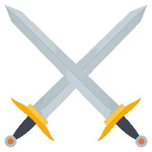 crossed swords objects joypixels sword weapon