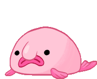 Blobfish Deal With It Sticker - Blobfish Deal With It Blobby Stickers